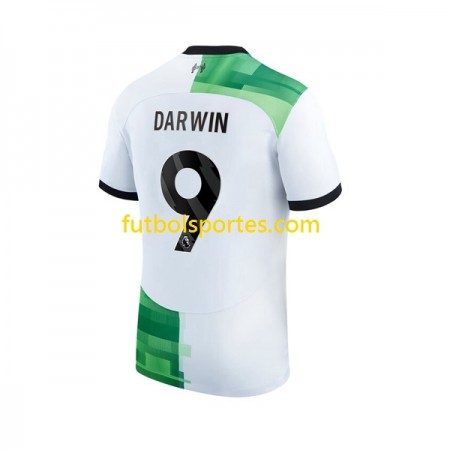 Camiseta Liverpool Darwin Nunez 9 Segunda Equipación 2023/2024